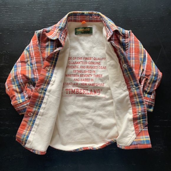 Timberland button up sweater size 6M - Picture 2 of 6